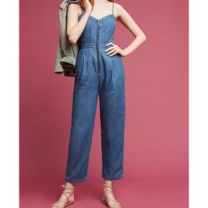 ❌SOLD❌Anthropologie Denim Romper Jumpsuit Pilcro